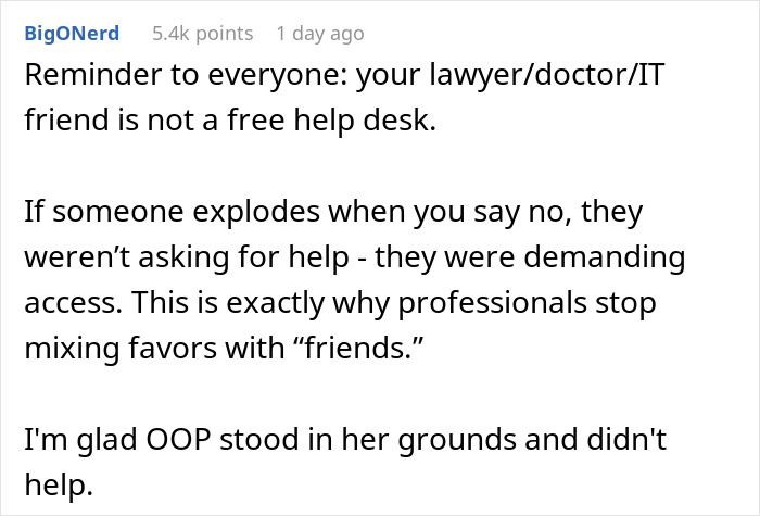 Woman Refuses To Risk Her New Career Just Because Her Friends Need Free Advice, Gets To See Their True Colors