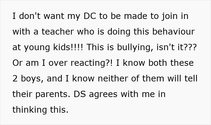 Unhinged Teacher Pushes Group Shaming In Class, Mom Horrified After Son Confesses He Takes Part Too Unhinged Teacher Pushes Group Shaming In Class, Mom Horrified After Son Confesses He Takes Part Too