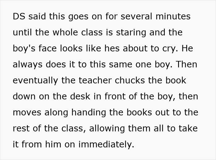 Unhinged Teacher Pushes Group Shaming In Class, Mom Horrified After Son Confesses He Takes Part Too Unhinged Teacher Pushes Group Shaming In Class, Mom Horrified After Son Confesses He Takes Part Too