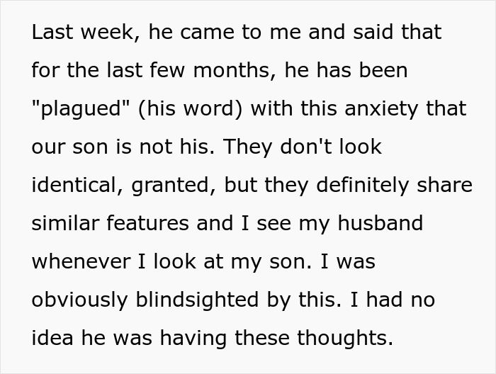 Guy Demands Paternity Test For 3YO Son, Doesn’t Take It Well When Wife Suggest Therapy Instead