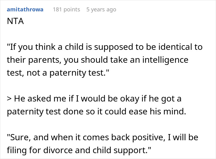 Guy Demands Paternity Test For 3YO Son, Doesn’t Take It Well When Wife Suggest Therapy Instead