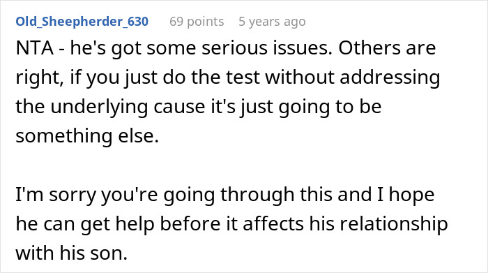 Guy Demands Paternity Test For 3YO Son, Doesn’t Take It Well When Wife Suggest Therapy Instead