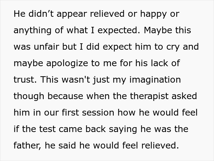 Guy Demands Paternity Test For 3YO Son, Doesn’t Take It Well When Wife Suggest Therapy Instead