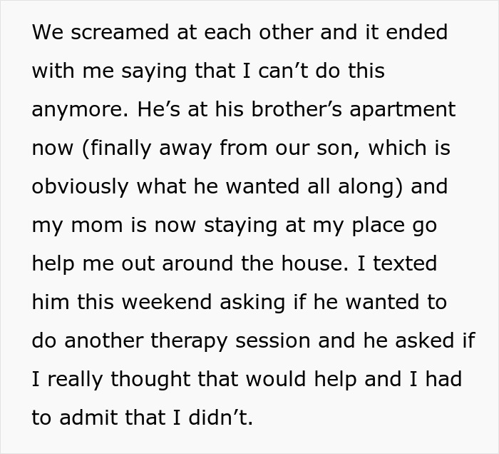 Guy Demands Paternity Test For 3YO Son, Doesn’t Take It Well When Wife Suggest Therapy Instead