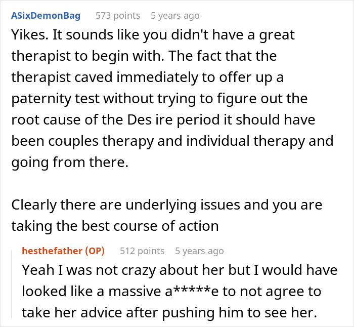 Guy Demands Paternity Test For 3YO Son, Doesn’t Take It Well When Wife Suggest Therapy Instead