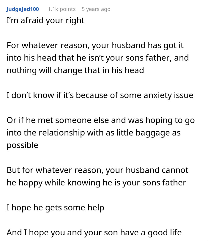 Guy Demands Paternity Test For 3YO Son, Doesn’t Take It Well When Wife Suggest Therapy Instead