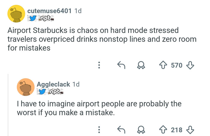 Airport Baristas Share Why They Have One Of The Worst Jobs Ever Airport Baristas Share Why They Have One Of The Worst Jobs Ever