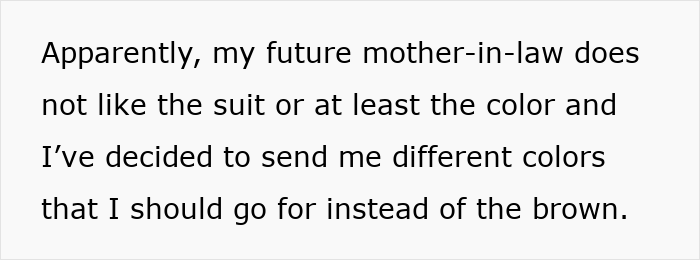 MIL Pays For Wedding, Demands To Control What Everyone Wears: “I Do Not Want To Get Married” MIL Pays For Wedding, Demands To Control What Everyone Wears: “I Do Not Want To Get Married”
