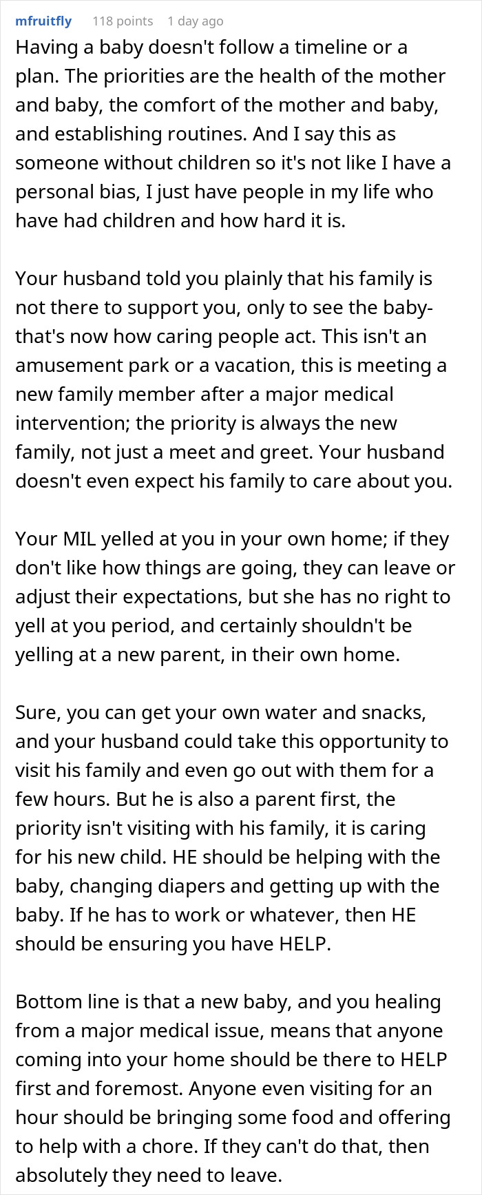 Exhausted New Mom Snaps, Throws Out Husband And In-Laws After Seeing How Selfish They Are