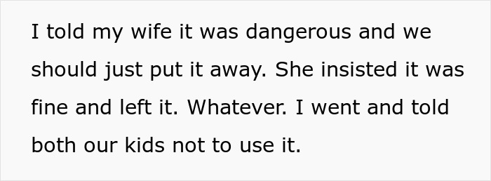 Husband Tells Wife She Shouldn’t Use Dangerous Gift From Her Mom, She Doesn’t Listen