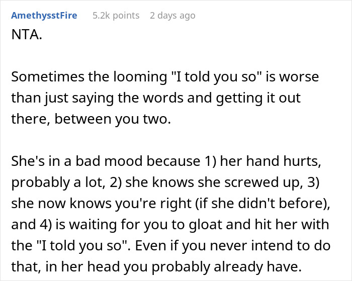 Husband Tells Wife She Shouldn’t Use Dangerous Gift From Her Mom, She Doesn’t Listen