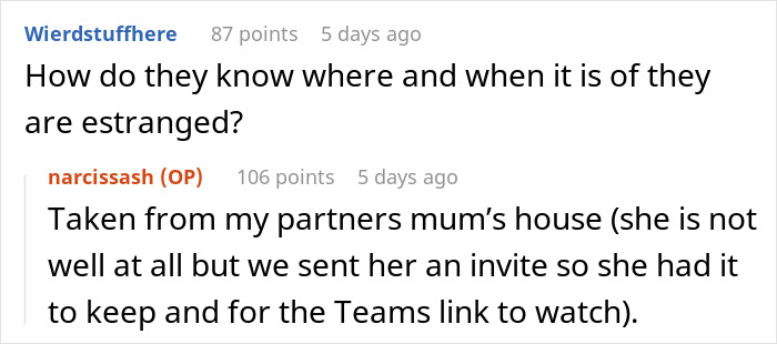 Estranged Relatives Demand Access To Wedding They Were Never Invited To: “No Is A Full Sentence”