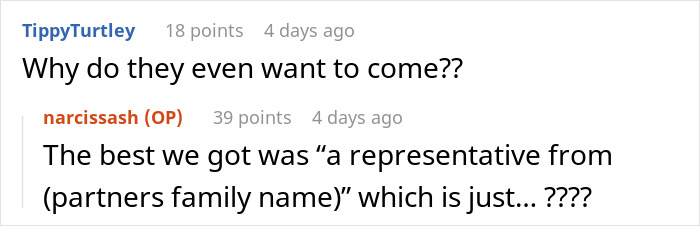 Estranged Relatives Demand Access To Wedding They Were Never Invited To: “No Is A Full Sentence”