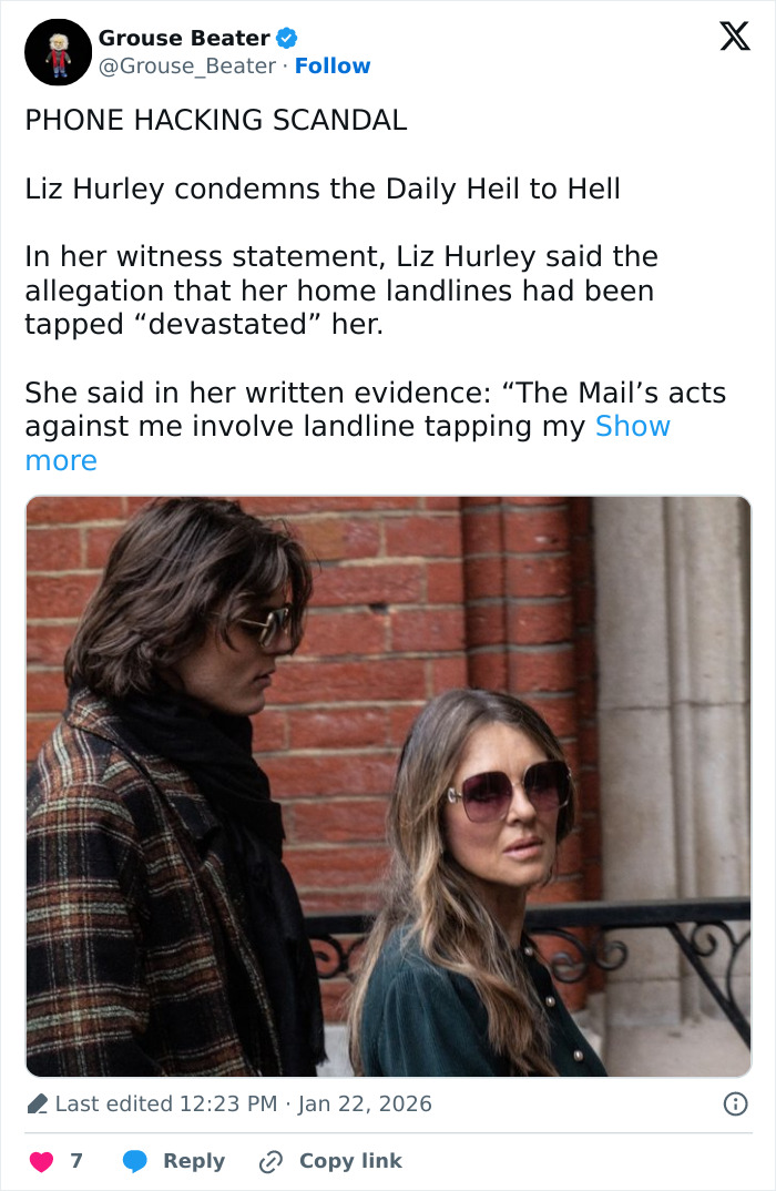 Liz Hurley Breaks Down In Tears After Dropping Emotional Accusations During Prince Harry Trial