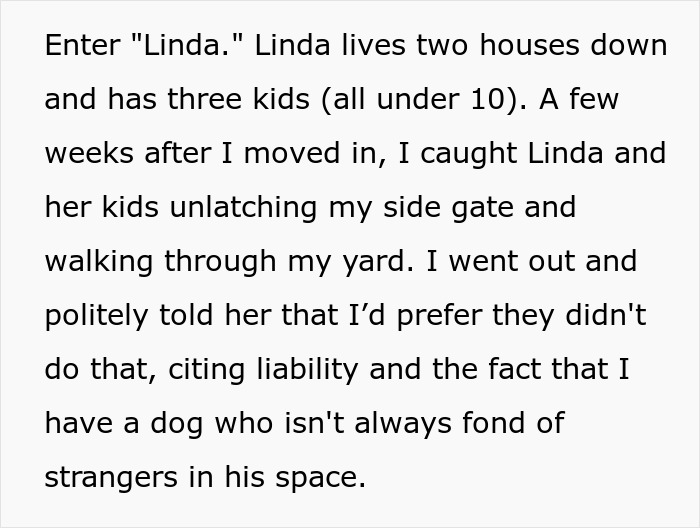 Neighbor Labeled A “Child-Hating Hermit” As She Won’t Allow Karen’s Kids To Pass Through Her Yard Neighbor Labeled A “Child-Hating Hermit” As She Won’t Allow Karen’s Kids To Pass Through Her Yard