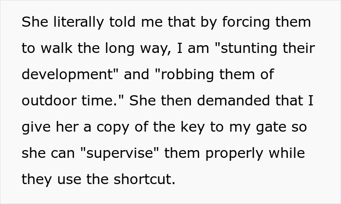 Neighbor Labeled A “Child-Hating Hermit” As She Won’t Allow Karen’s Kids To Pass Through Her Yard Neighbor Labeled A “Child-Hating Hermit” As She Won’t Allow Karen’s Kids To Pass Through Her Yard