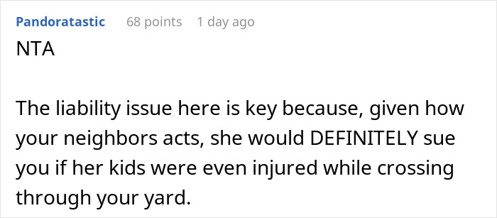 Neighbor Labeled A “Child-Hating Hermit” As She Won’t Allow Karen’s Kids To Pass Through Her Yard Neighbor Labeled A “Child-Hating Hermit” As She Won’t Allow Karen’s Kids To Pass Through Her Yard