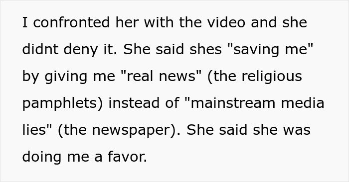 Neighbor Replaces Person’s Newspaper With Pamphlets, Tells Cops She’s “Ministering To A Lost Soul”