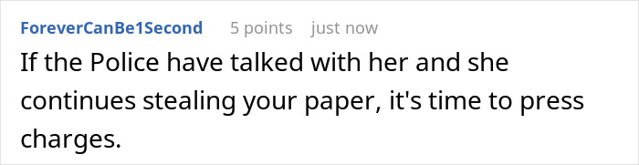 Neighbor Replaces Person’s Newspaper With Pamphlets, Tells Cops She’s “Ministering To A Lost Soul”