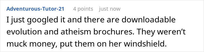 Neighbor Replaces Person’s Newspaper With Pamphlets, Tells Cops She’s “Ministering To A Lost Soul”