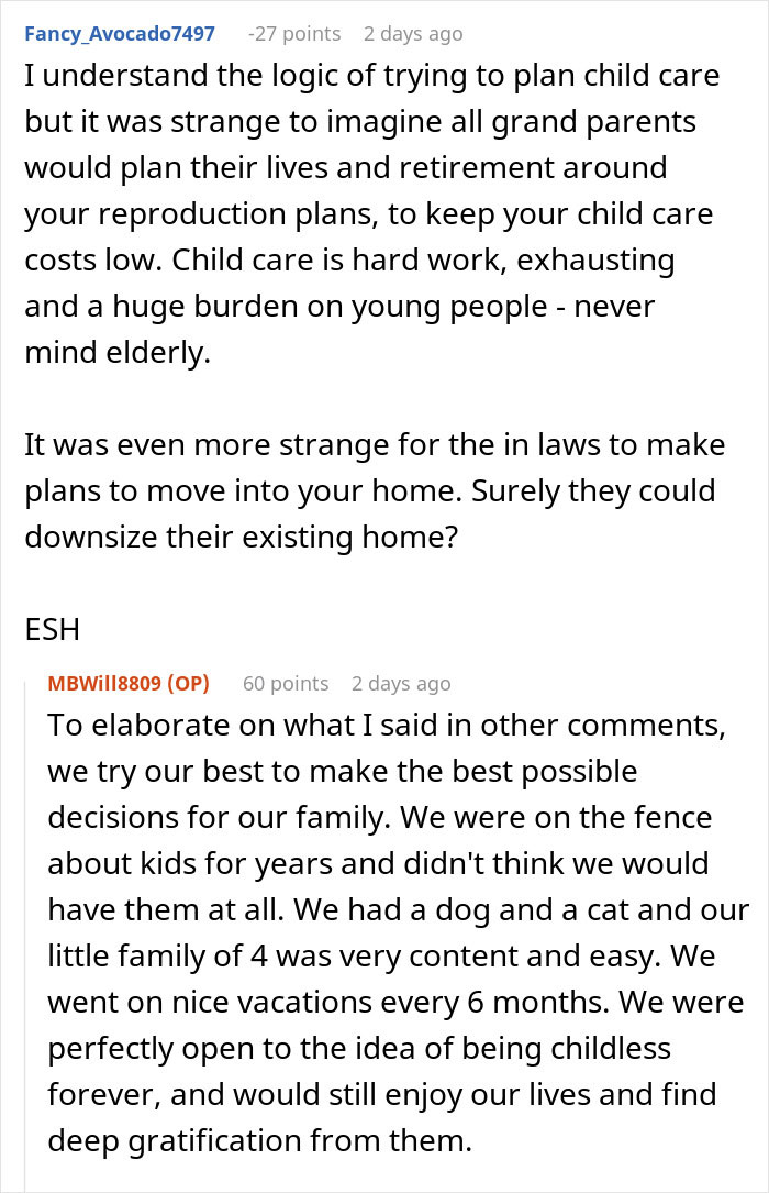 In‑Laws Refused To Help With Childcare, Now Want To Move In: “Hell Would Freeze Before You Live Here” In‑Laws Refused To Help With Childcare, Now Want To Move In: “Hell Would Freeze Before You Live Here”