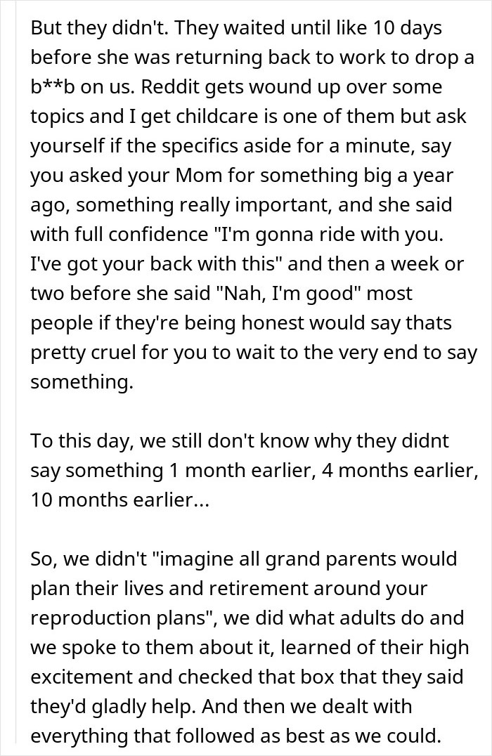 In‑Laws Refused To Help With Childcare, Now Want To Move In: “Hell Would Freeze Before You Live Here” In‑Laws Refused To Help With Childcare, Now Want To Move In: “Hell Would Freeze Before You Live Here”