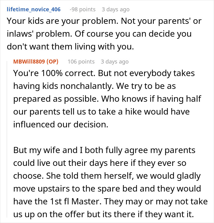 In‑Laws Refused To Help With Childcare, Now Want To Move In: “Hell Would Freeze Before You Live Here” In‑Laws Refused To Help With Childcare, Now Want To Move In: “Hell Would Freeze Before You Live Here”