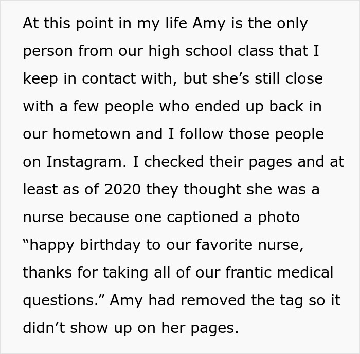 Woman Decides To Lie About Her Career For 10 Years, Makes Up Wild Stories To Go With It Woman Decides To Lie About Her Career For 10 Years, Makes Up Wild Stories To Go With It