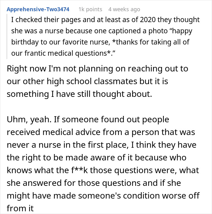 Woman Decides To Lie About Her Career For 10 Years, Makes Up Wild Stories To Go With It Woman Decides To Lie About Her Career For 10 Years, Makes Up Wild Stories To Go With It