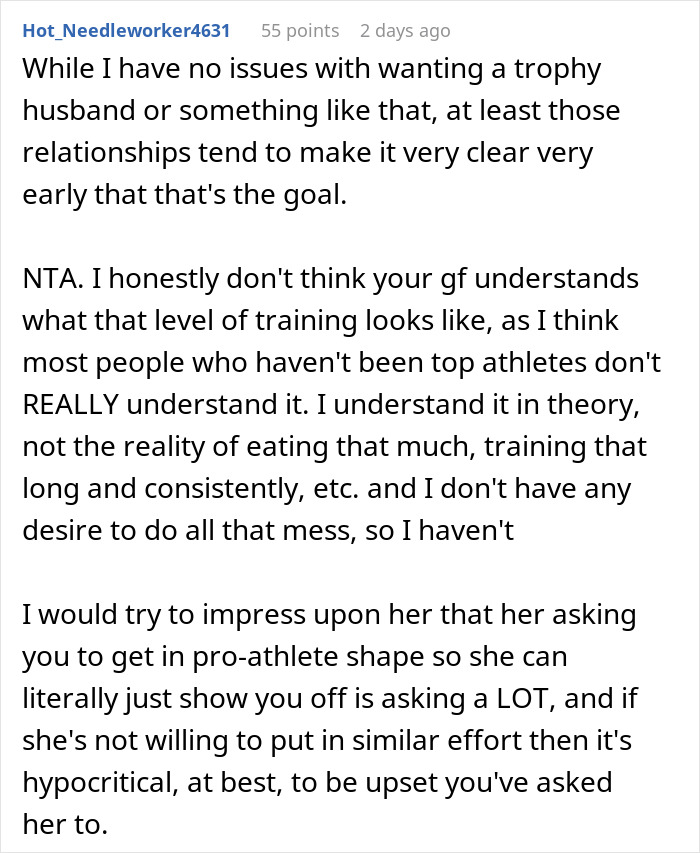 Woman Demands Swimmer Boyfriend Look Like Her Friend&rsquo;s Partner, Doesn’t Like His Answer