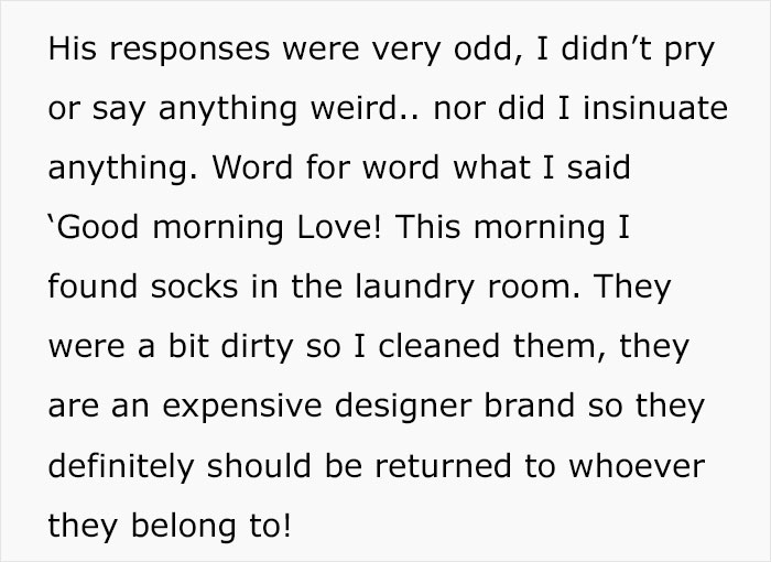 Man Tries To Convince GF He Didn’t Cheat While Fancy Designer Socks In Their Home Say Otherwise Man Tries To Convince GF He Didn’t Cheat While Fancy Designer Socks In Their Home Say Otherwise
