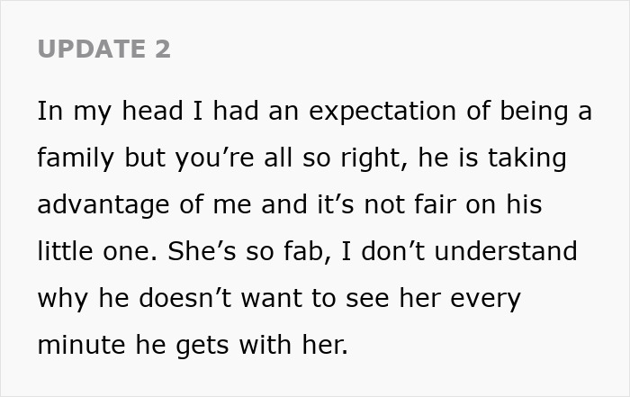 Woman Feels Treated Like An Unpaid Nanny After Partner Leaves Child To Go To The Gym Woman Feels Treated Like An Unpaid Nanny After Partner Leaves Child To Go To The Gym