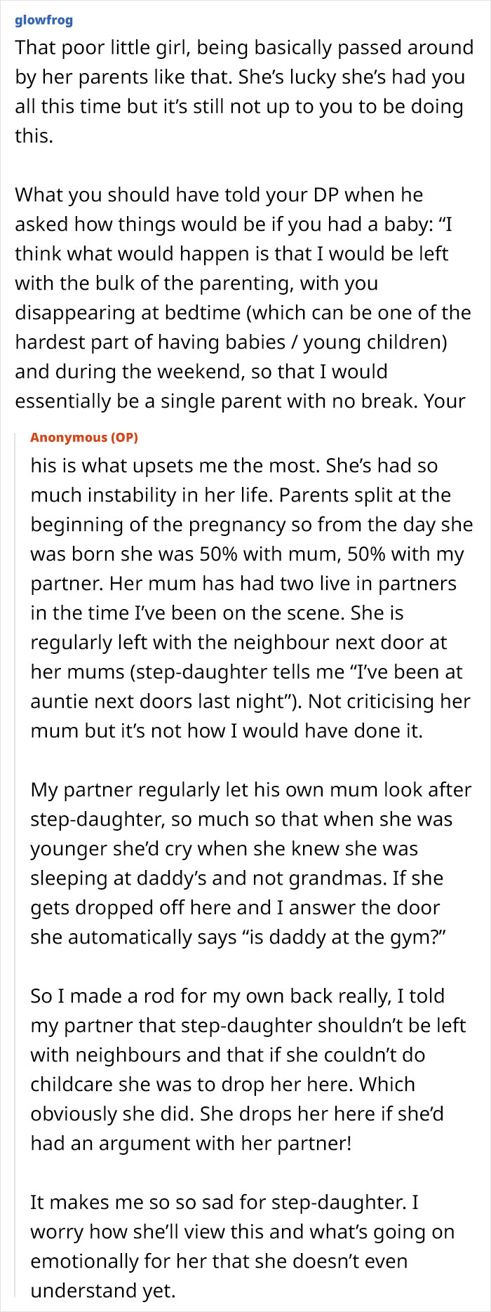 Woman Feels Treated Like An Unpaid Nanny After Partner Leaves Child To Go To The Gym Woman Feels Treated Like An Unpaid Nanny After Partner Leaves Child To Go To The Gym