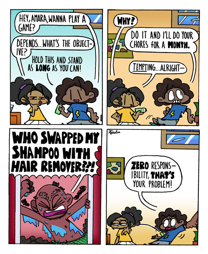 These Comics Show What Happens When Your Co-Workers Are Also Your Family (18 Pics)