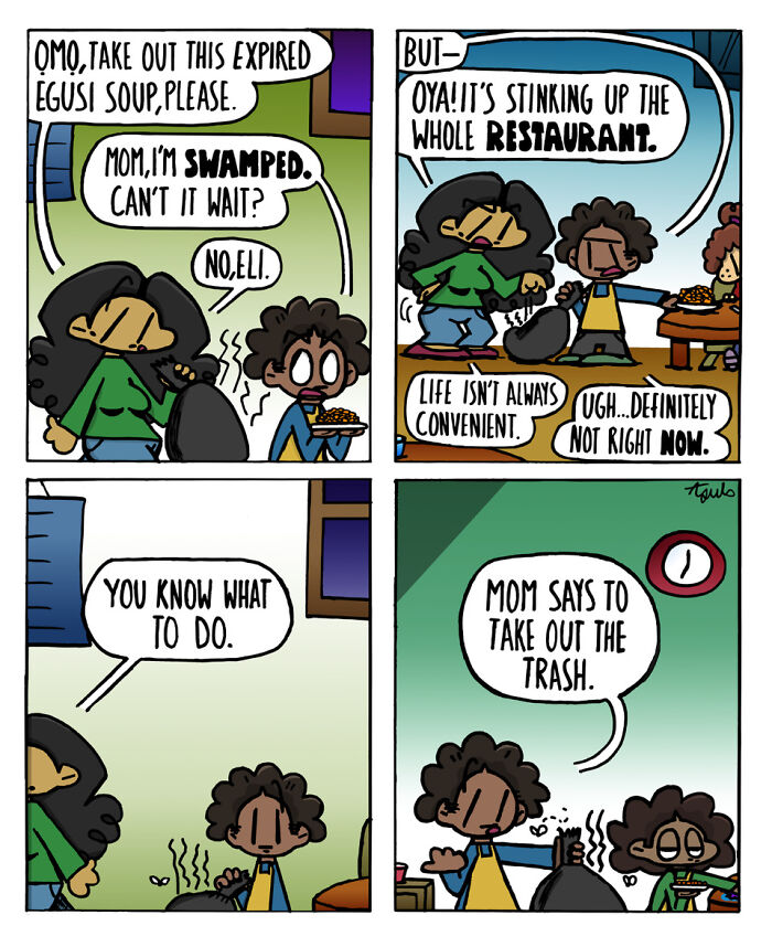 These Comics Show What Happens When Your Co-Workers Are Also Your Family (18 Pics)