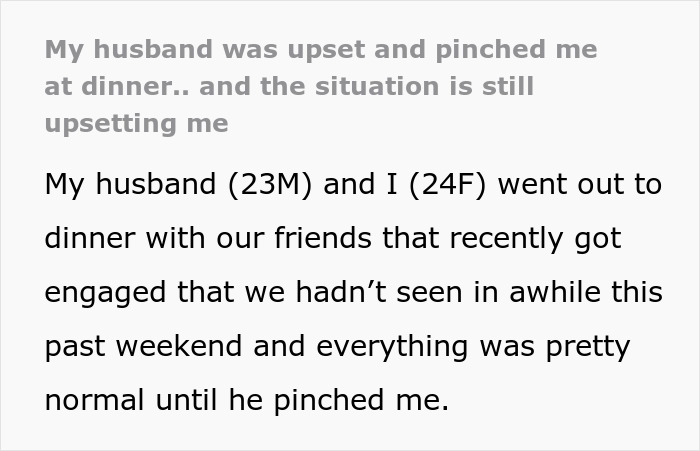 “He Will Use Past Against Me”: Husband Gets Mad At Wife’s Reaction To His Weird Behavior At Dinner “He Will Use Past Against Me”: Husband Gets Mad At Wife’s Reaction To His Weird Behavior At Dinner