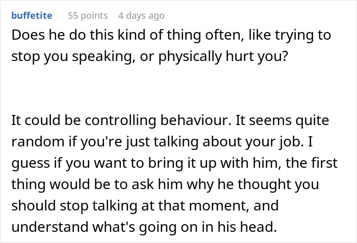 “He Will Use Past Against Me”: Husband Gets Mad At Wife’s Reaction To His Weird Behavior At Dinner “He Will Use Past Against Me”: Husband Gets Mad At Wife’s Reaction To His Weird Behavior At Dinner