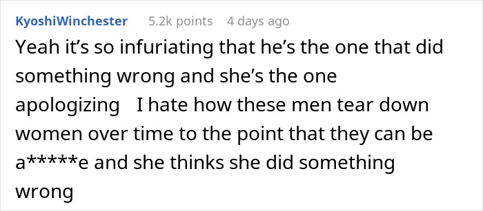 “He Will Use Past Against Me”: Husband Gets Mad At Wife’s Reaction To His Weird Behavior At Dinner “He Will Use Past Against Me”: Husband Gets Mad At Wife’s Reaction To His Weird Behavior At Dinner