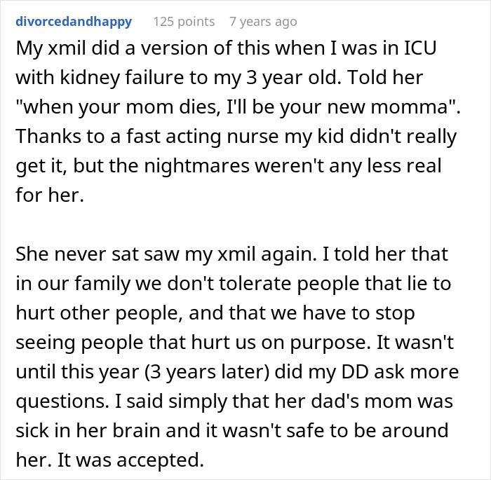 Woman Can’t Believe MIL Convinced Her Kids That She Passed Away While She Was At A Funeral Woman Can’t Believe MIL Convinced Her Kids That She Passed Away While She Was At A Funeral