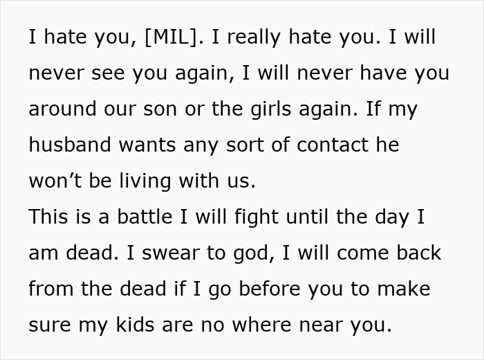 Woman Can’t Believe MIL Convinced Her Kids That She Passed Away While She Was At A Funeral Woman Can’t Believe MIL Convinced Her Kids That She Passed Away While She Was At A Funeral