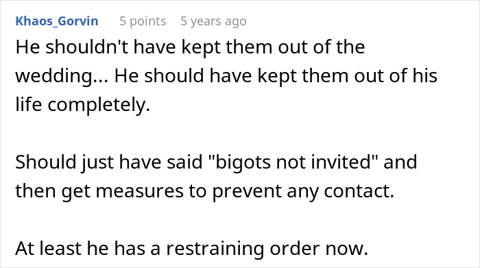 Family Are Shocked They’re Not Invited To Gay Son’s Extravagant Wedding: “You Disowned Me”