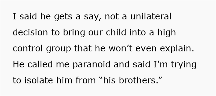 Guy Joins A $1.2k “Men’s Group,” Wife Smells Cult And Loses It As He Wants Her To “Submit” To Him Guy Joins A $1.2k “Men’s Group,” Wife Smells Cult And Loses It As He Wants Her To “Submit” To Him
