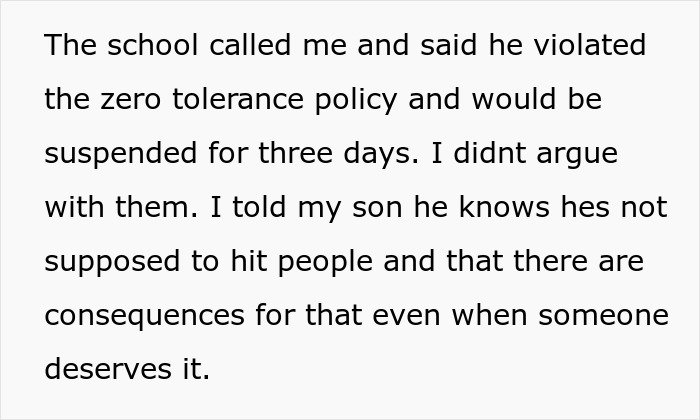 Dad Takes Son Out To Celebrate After He Punches A Bully, Ex Wife Thinks That’s A Horrible Idea Dad Takes Son Out To Celebrate After He Punches A Bully, Ex Wife Thinks That’s A Horrible Idea