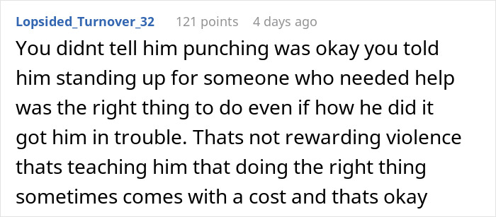 Dad Takes Son Out To Celebrate After He Punches A Bully, Ex Wife Thinks That’s A Horrible Idea Dad Takes Son Out To Celebrate After He Punches A Bully, Ex Wife Thinks That’s A Horrible Idea