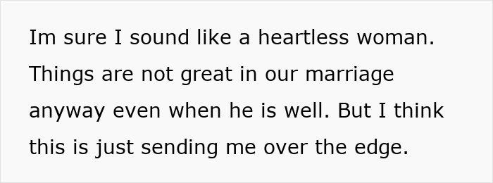 Fed Up Wife Dreams About Divorcing Husband, Can’t Stand How Insufferable He Becomes When He’s Sick Fed Up Wife Dreams About Divorcing Husband, Can’t Stand How Insufferable He Becomes When He’s Sick
