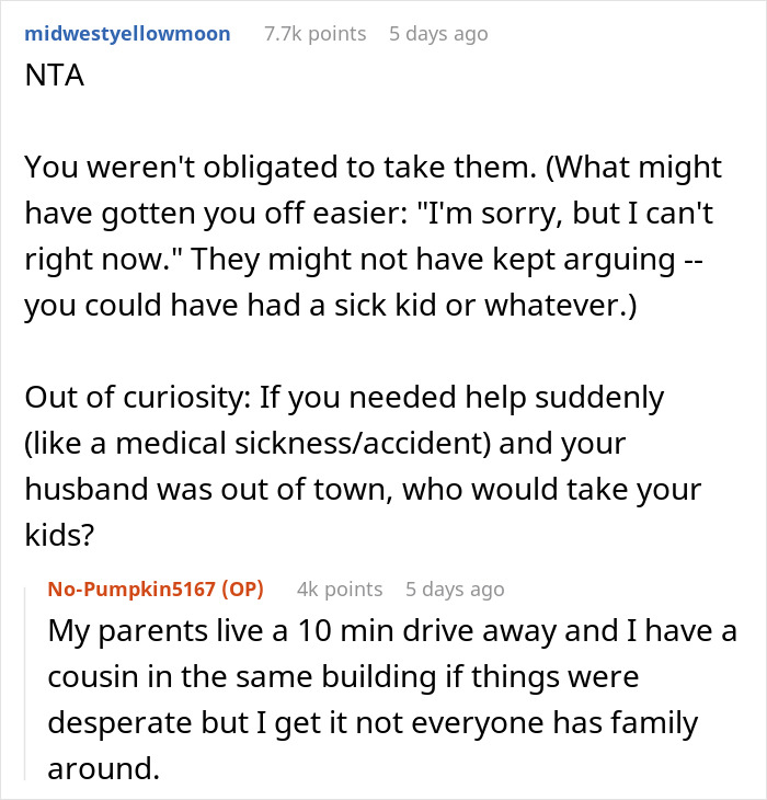 “They Call Me Evil And Rude”: Woman In Labor Is Mad At Neighbor Who Won’t Take Her Kids At 3am