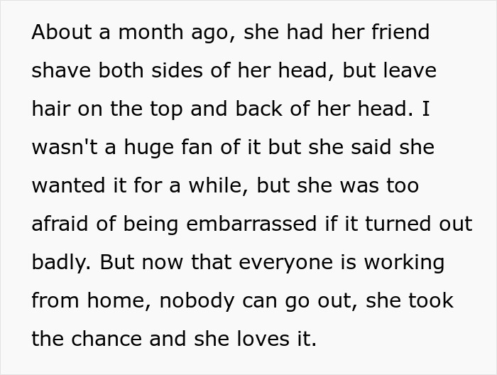 Woman Decides To Completely Change Her Style, Ignores Partners Comments About Not Liking It Woman Decides To Completely Change Her Style, Ignores Partners Comments About Not Liking It