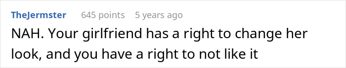Woman Decides To Completely Change Her Style, Ignores Partners Comments About Not Liking It Woman Decides To Completely Change Her Style, Ignores Partners Comments About Not Liking It