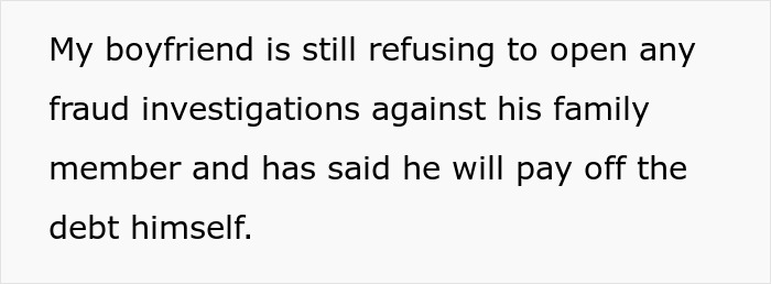 GF Livid BF Won’t Expose Relative’s Credit Card Fraud, Turns Out There Is More To The Story GF Livid BF Won’t Expose Relative’s Credit Card Fraud, Turns Out There Is More To The Story