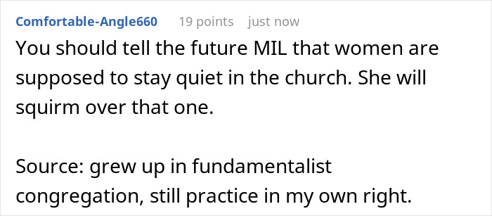 Extremely Religious Lady Makes It Her Mission To Convert Daughter’s Unreligious BF, Gets Banned Fast